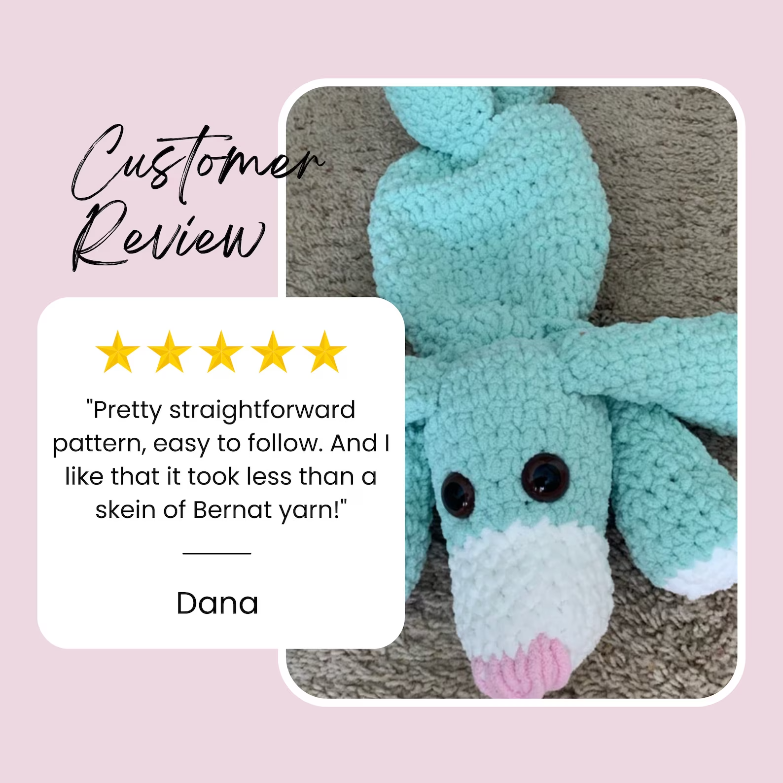 Crochet Dog 5 star review
