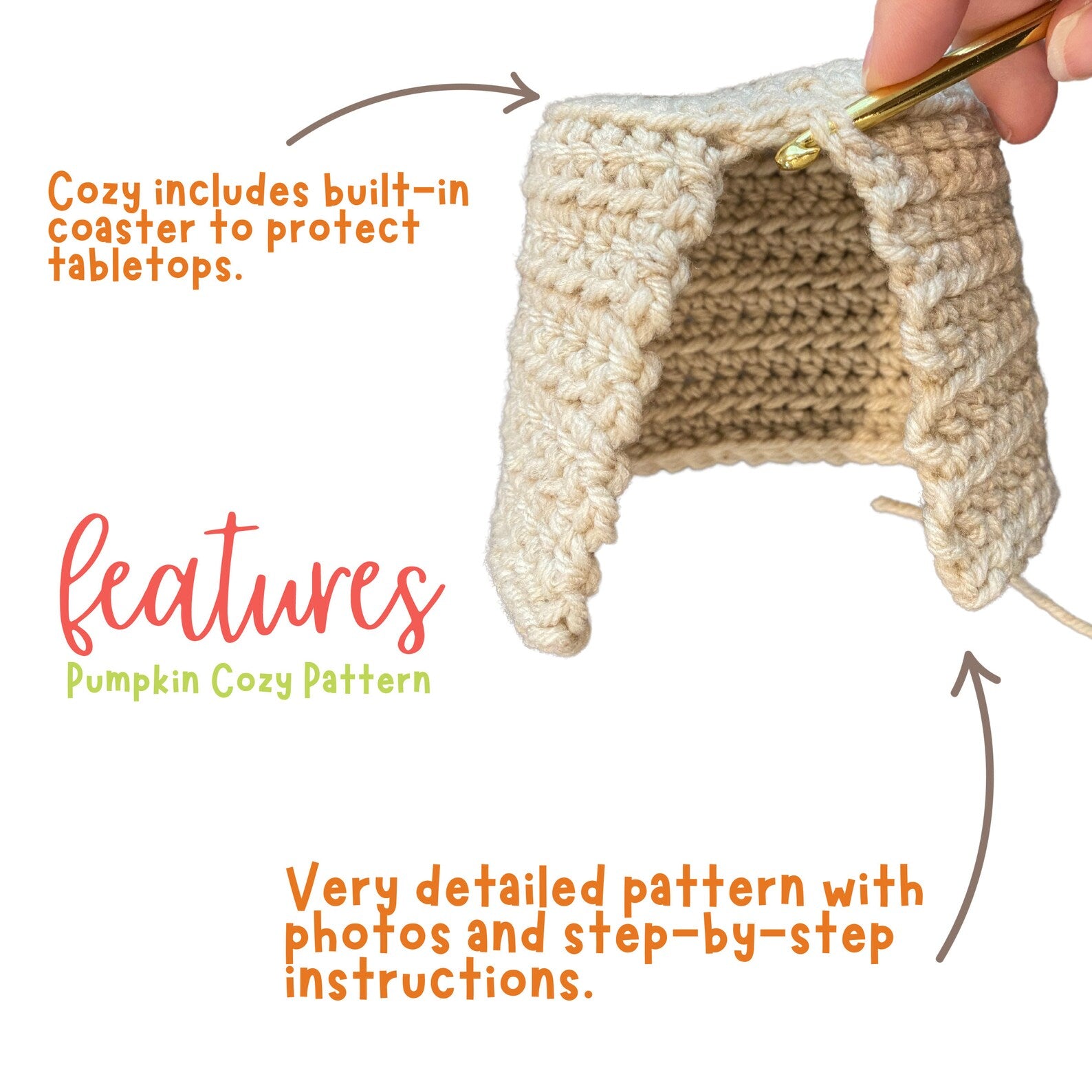 crochet mug cozy