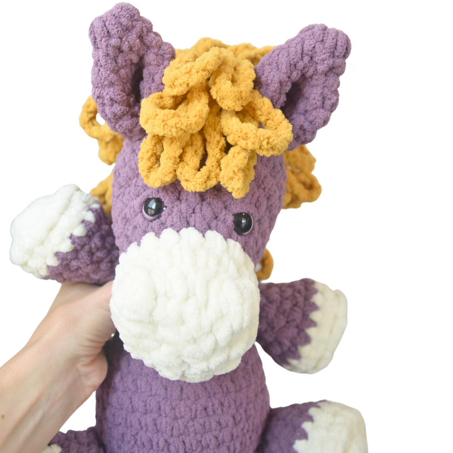 crochet horse plushie