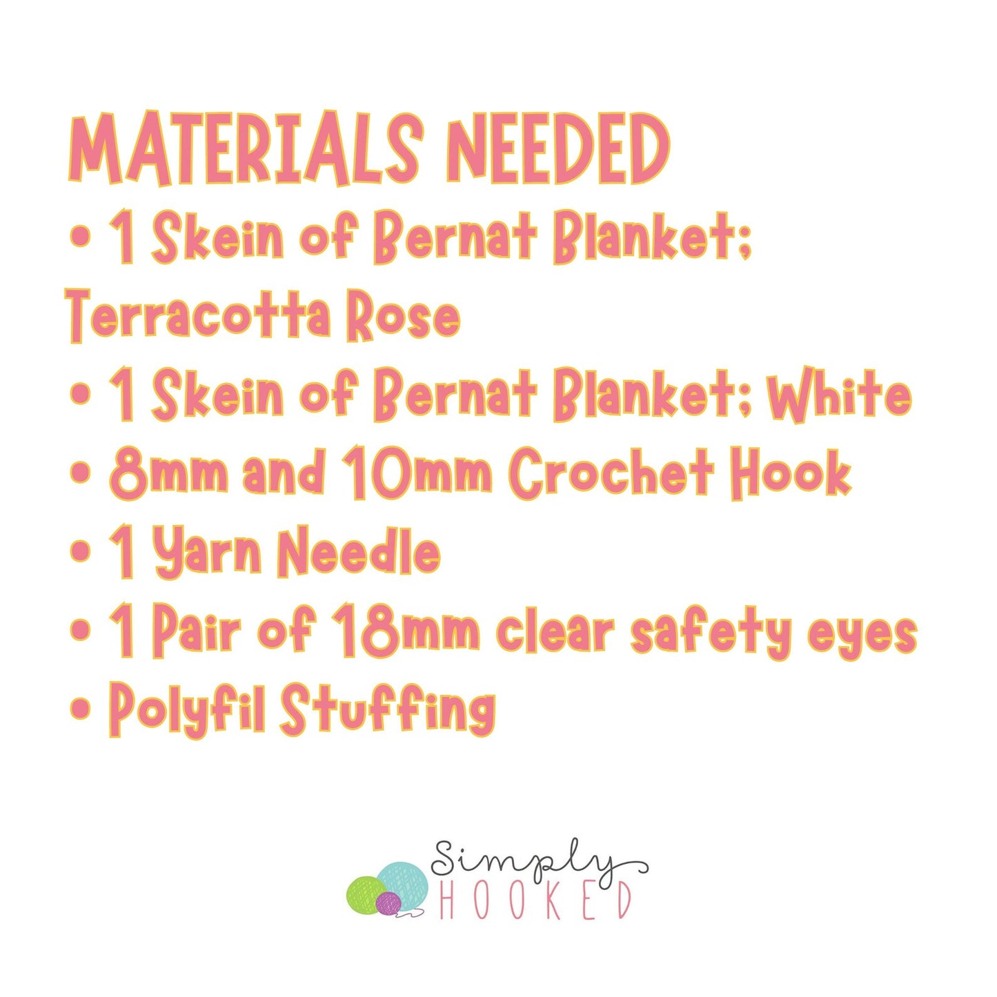 materials needed for pattern