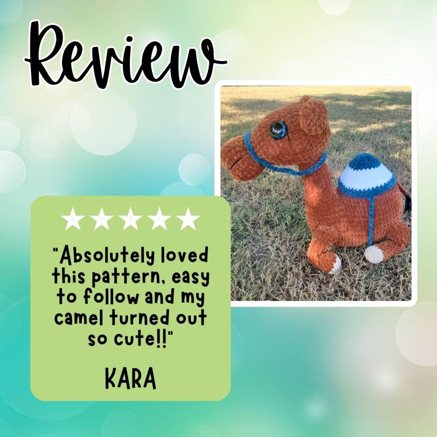 Camel Crochet Pattern PDF