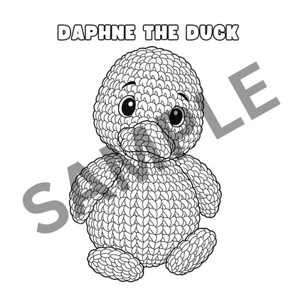 Amigurumi Coloring Pages – 15 Printable Crochet-Inspired Pages for Kids