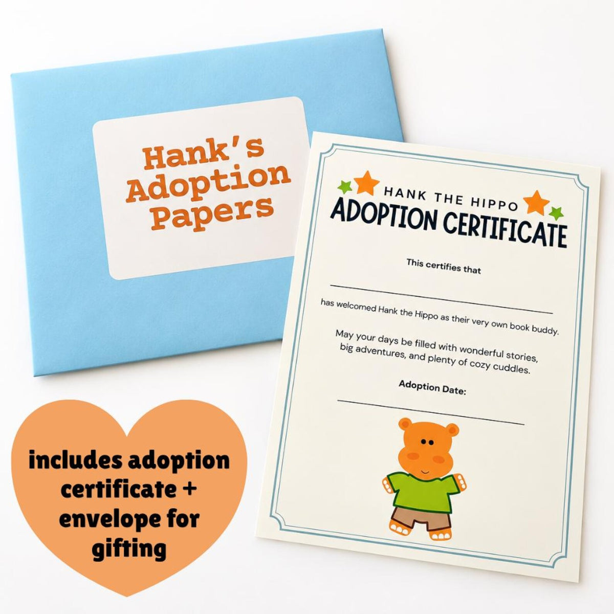 Hank the Hippo Crochet Pattern, Storybook & DIY Kit