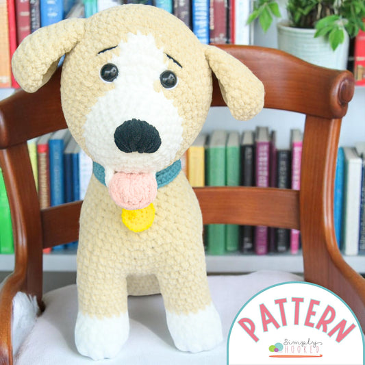 large amigurumi dog crochet