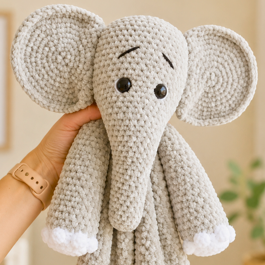 Elephant Crochet Pattern PDF