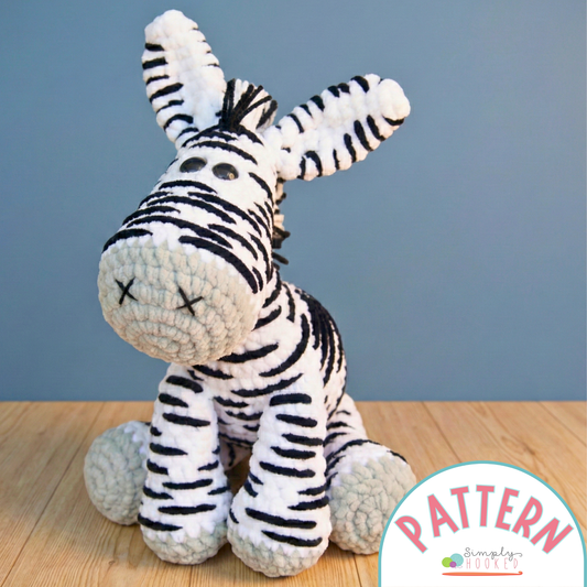 Zebra Crochet Pattern – Beginner-Friendly Amigurumi PDF