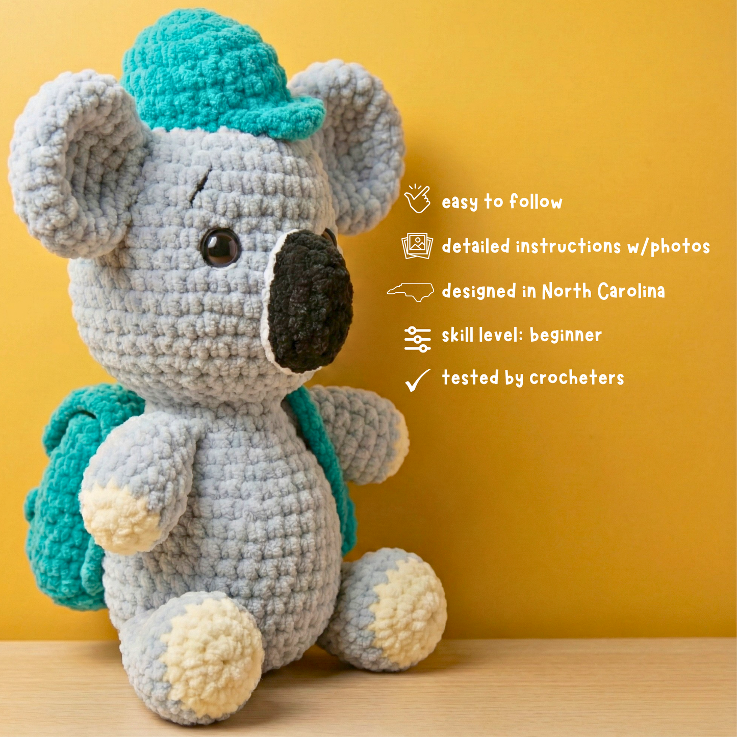 Koala Crochet Pattern (Instant PDF)
