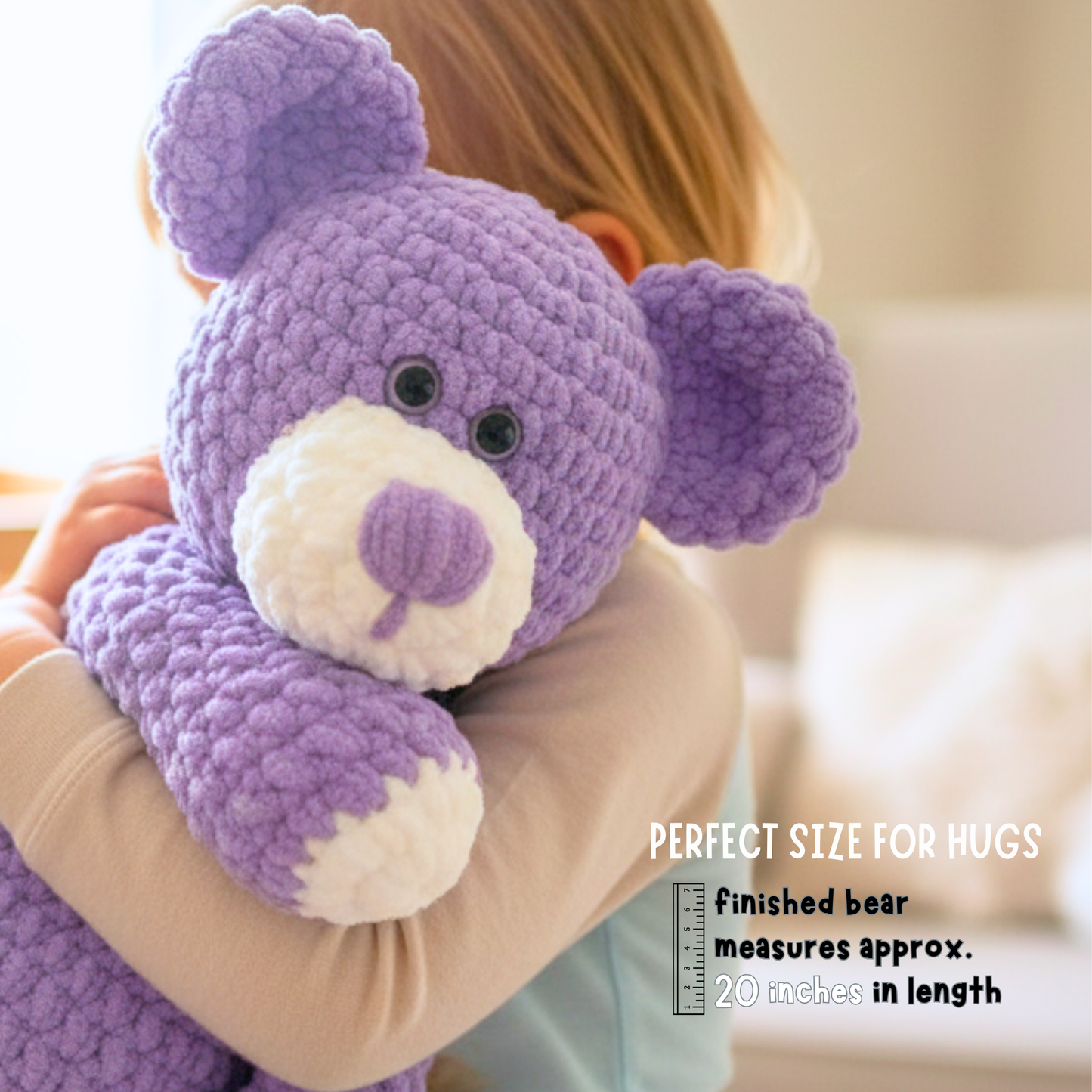 Crochet Teddy Bear Pattern | Beginner Amigurumi Snuggler