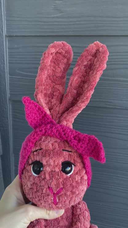 Plush Bunny Rabbit Crochet Pattern PDF