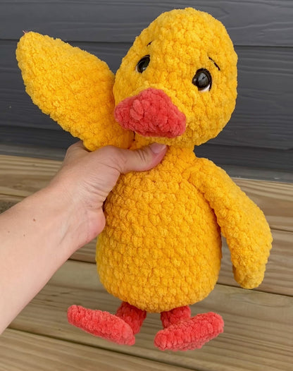 Duck Plushie Crochet Pattern (Instant PDF)