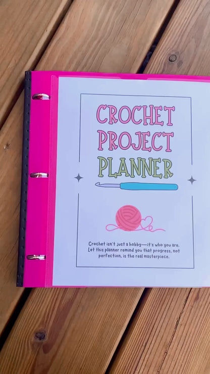 The Ultimate Crochet Project Planner & Pattern Organizer Binder