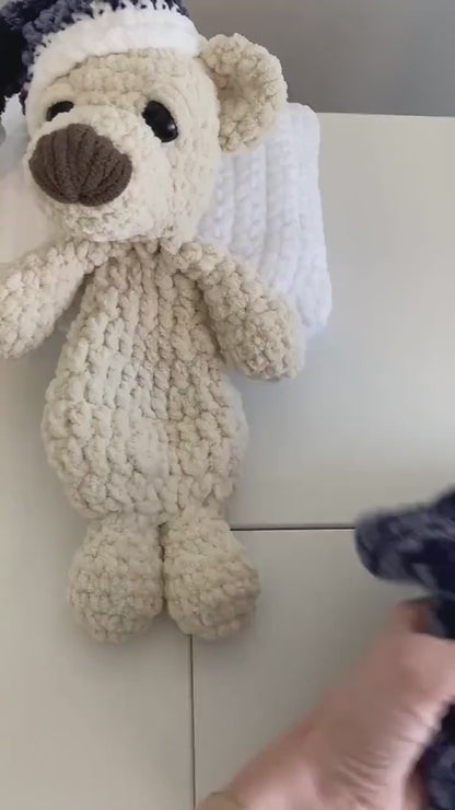 Sleepy Bear Crochet Pattern (Instant PDF)