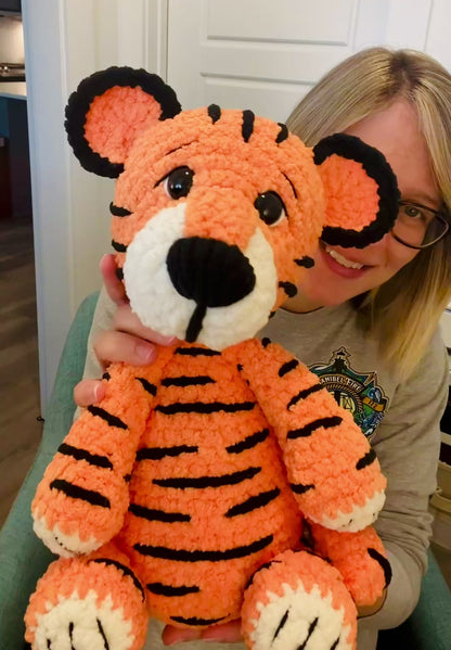 Tiger Crochet Pattern – Easy Amigurumi Plushie for Beginners