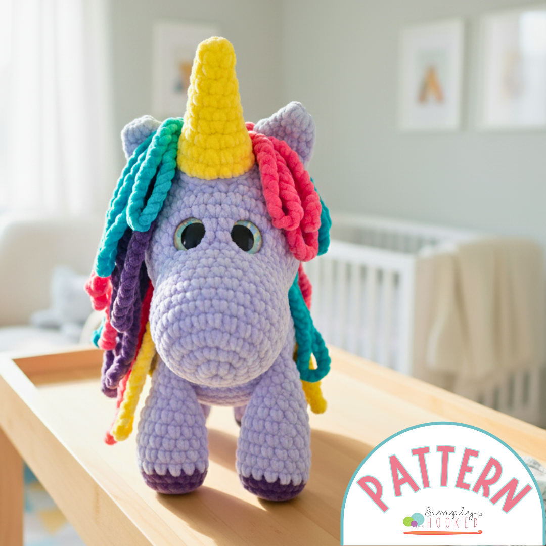 Easy Unicorn Amigurumi Crochet Pattern PDF