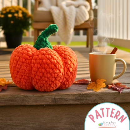 Pumpkin Crochet Pattern – Quick & Easy Fall Amigurumi PDF