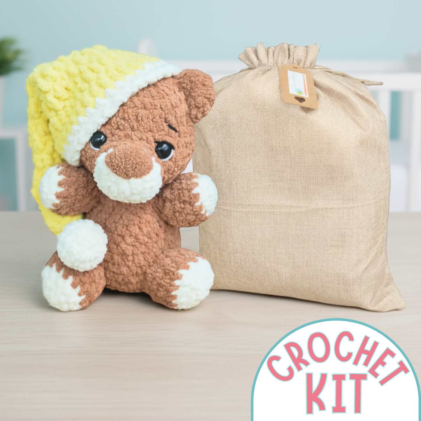 Crochet Kit – Teddy Bear 🧸