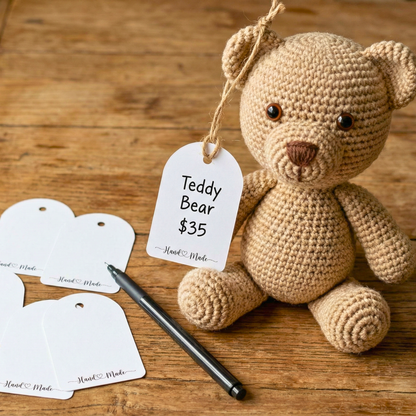 Crochet Craft Market Prep Bundle: Editable Templates & Signage