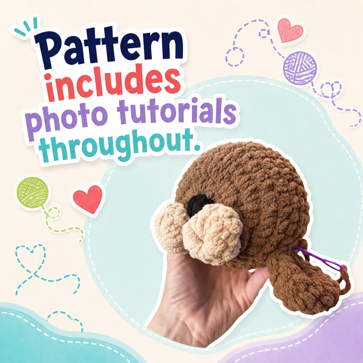 Walrus Crochet Pattern PDF